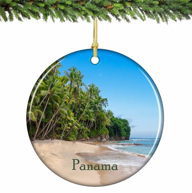Panama Beach Ornament Porcelain