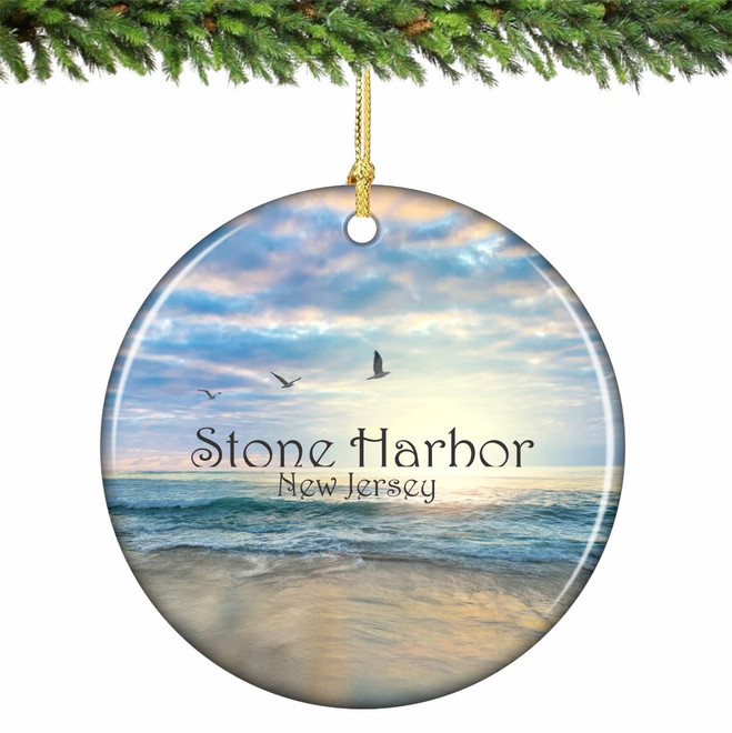 Stone Harbor Ornament Porcelain