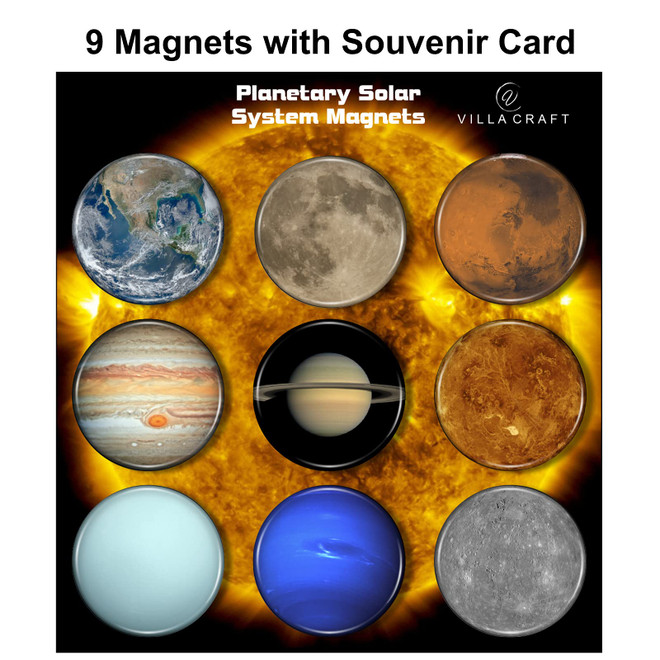 NASA Planetary Magnets 9 Pack
