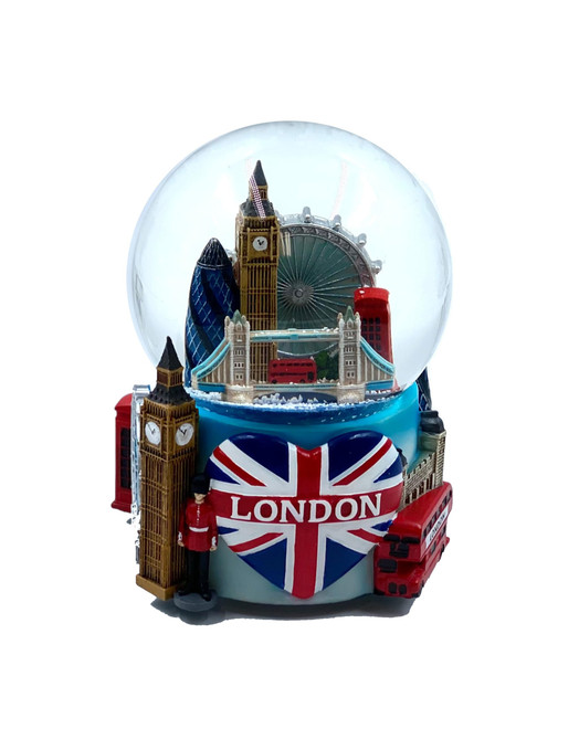 London 3D Musical Snow Globe (Color)