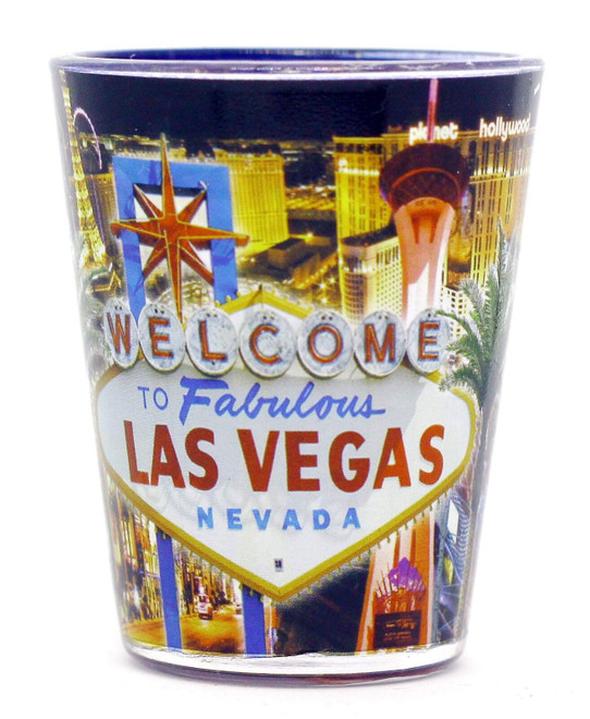 Las Vegas Skyline Shot Glass