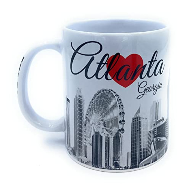 Atlanta Skyline White Mug 11oz