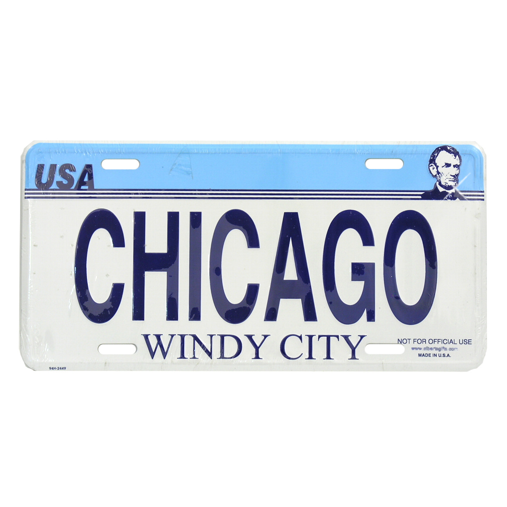 Chicago License Plate
