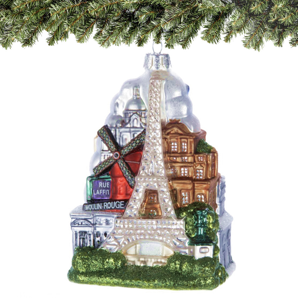 Paris Glass Ornament