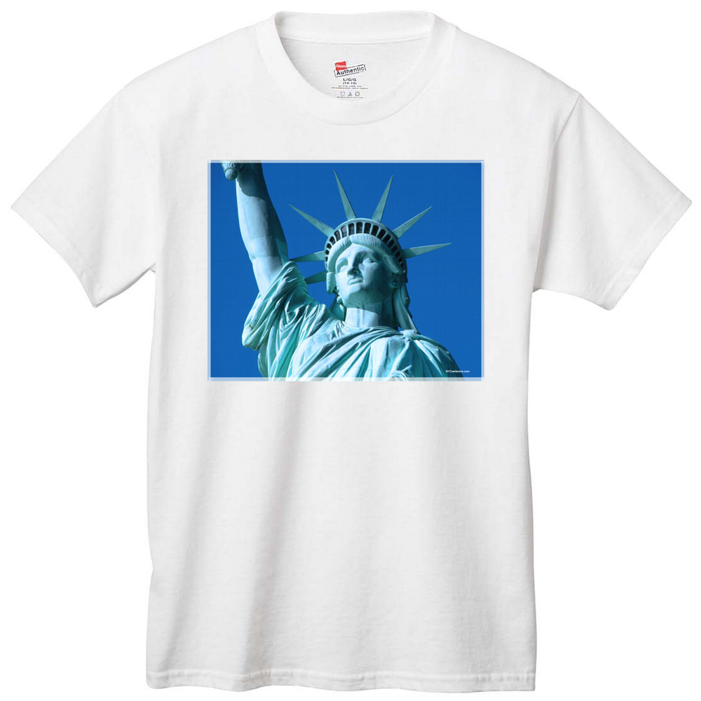 off white statue of liberty t shirt