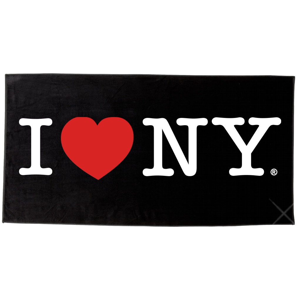 I Love NY Beach Towel - Thumbnail 2