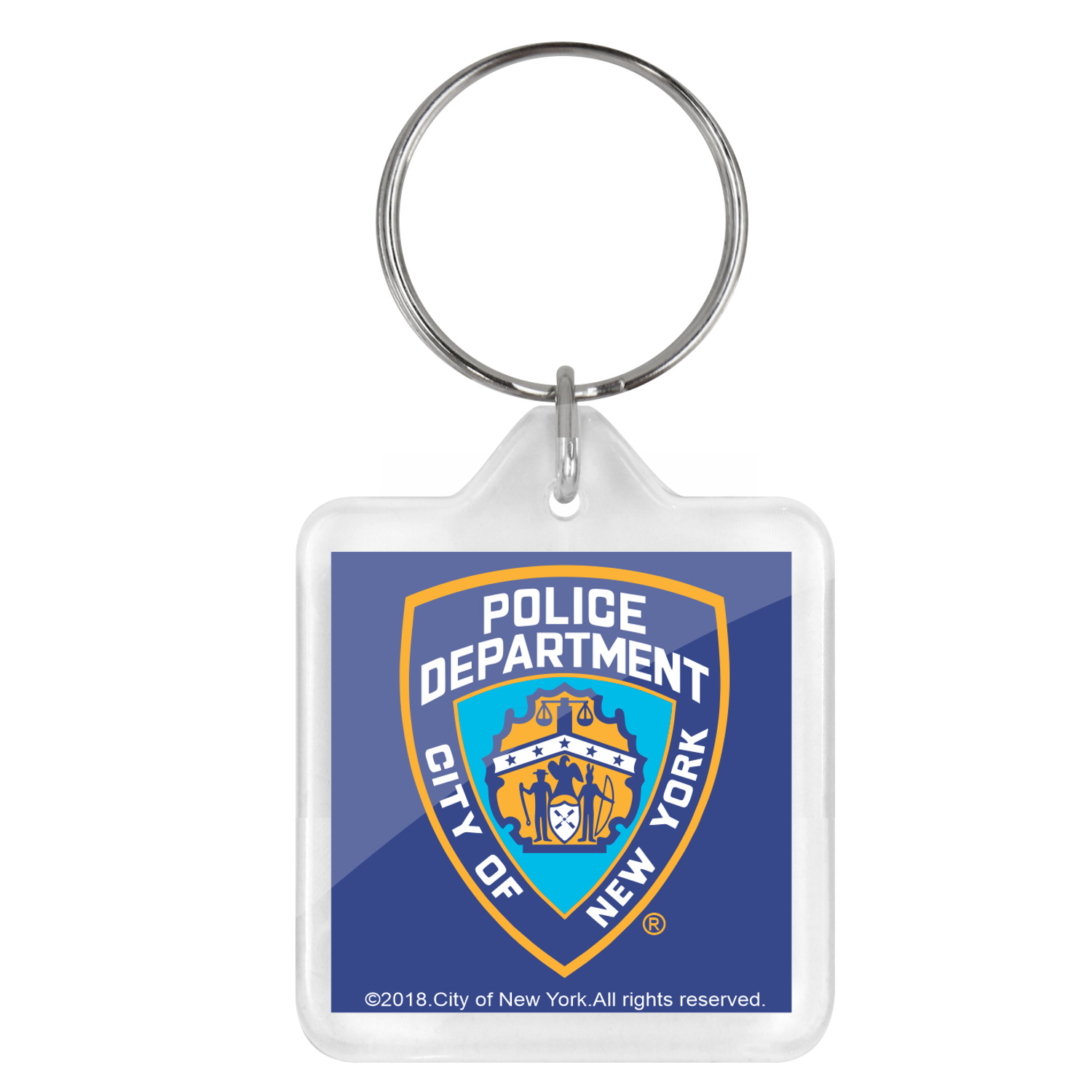NYPD Plastic Key Chain