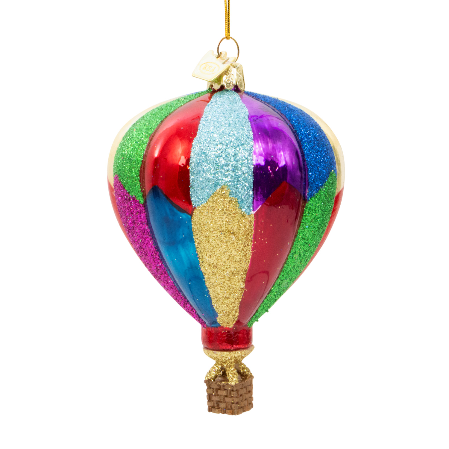 Hot Air Balloon Christmas Ornament