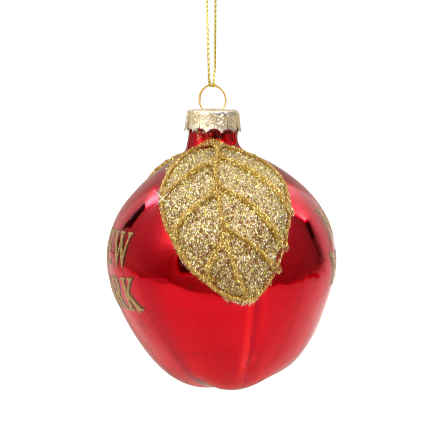 Glass Big Apple New York Ornament