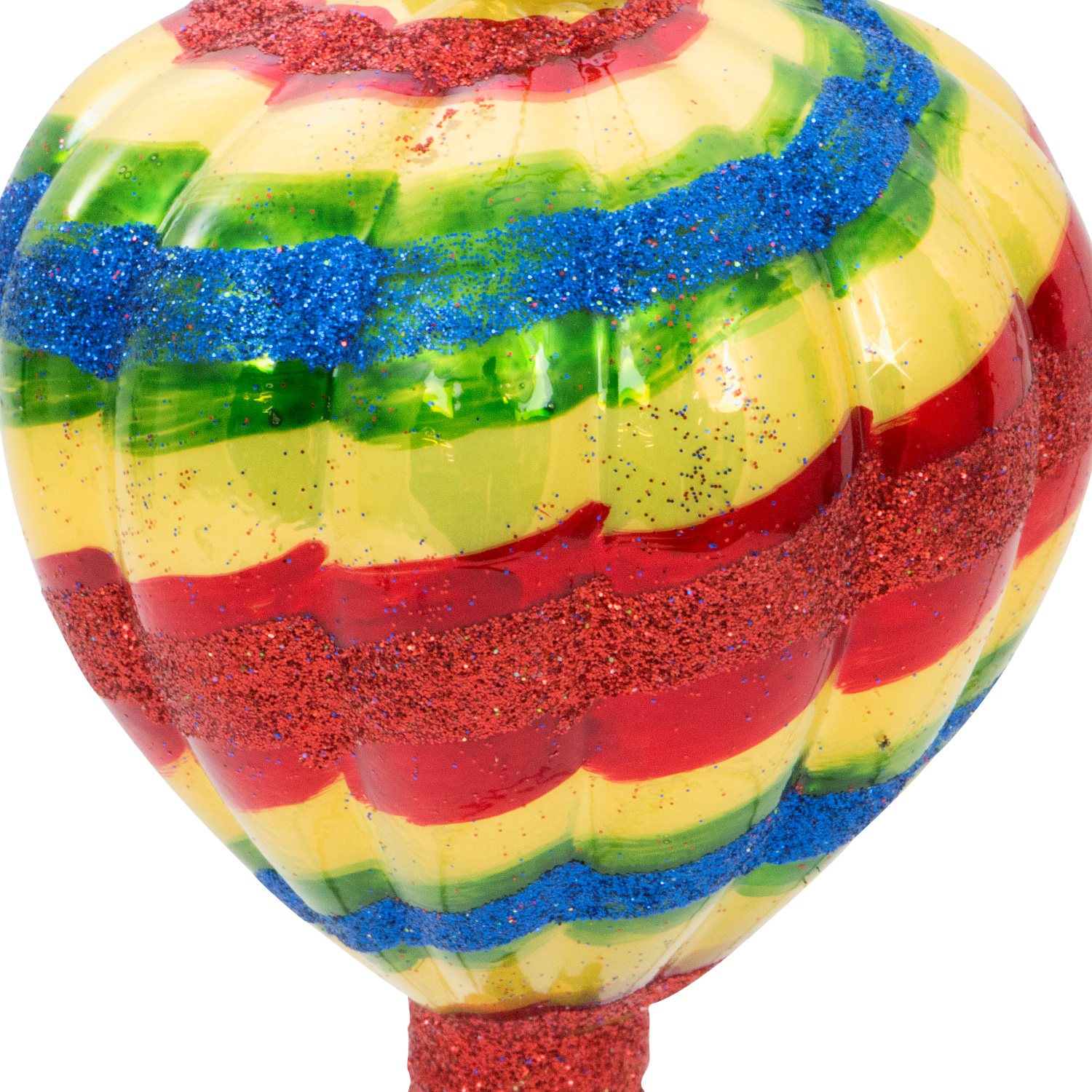 Glass Hot Air Balloon Christmas Ornament - Thumbnail 4