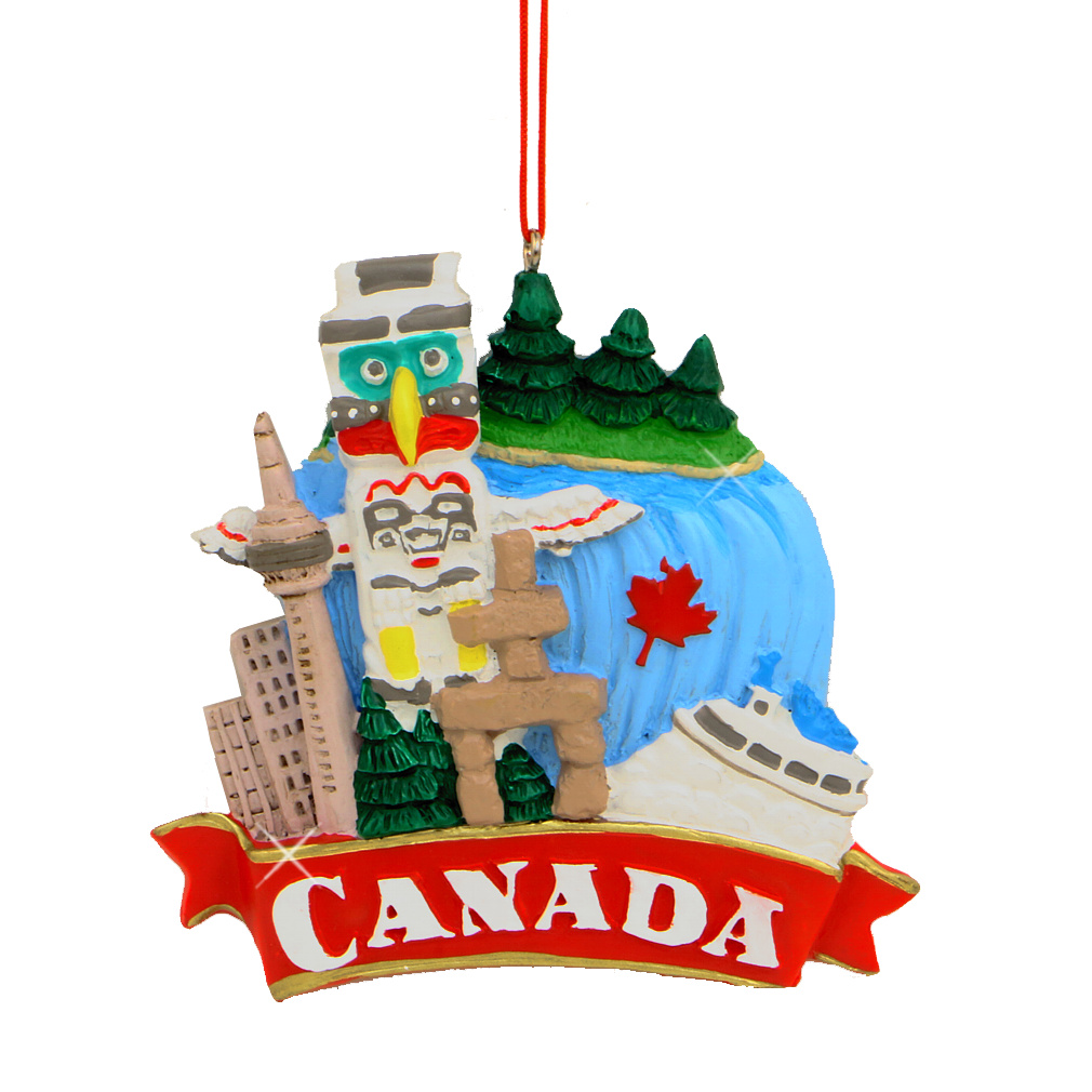 Canada Icons Christmas Ornament