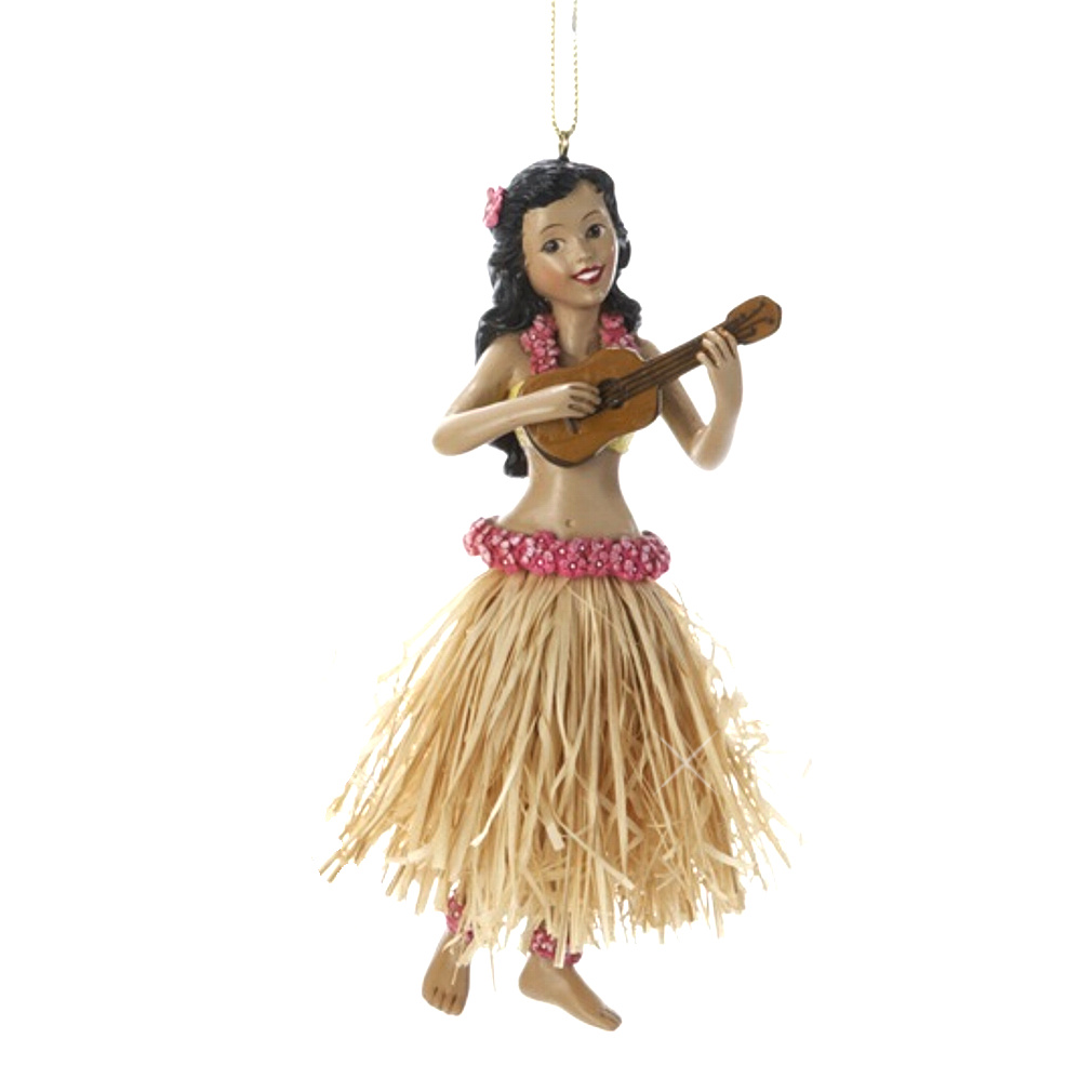 Hawaiian Hula Dancer Ornament - Thumbnail 3