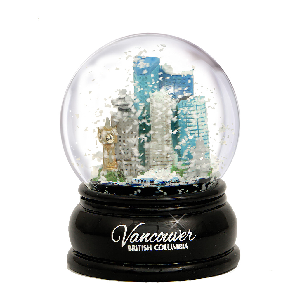 65mm Vancouver, British Columbia Snow Globe