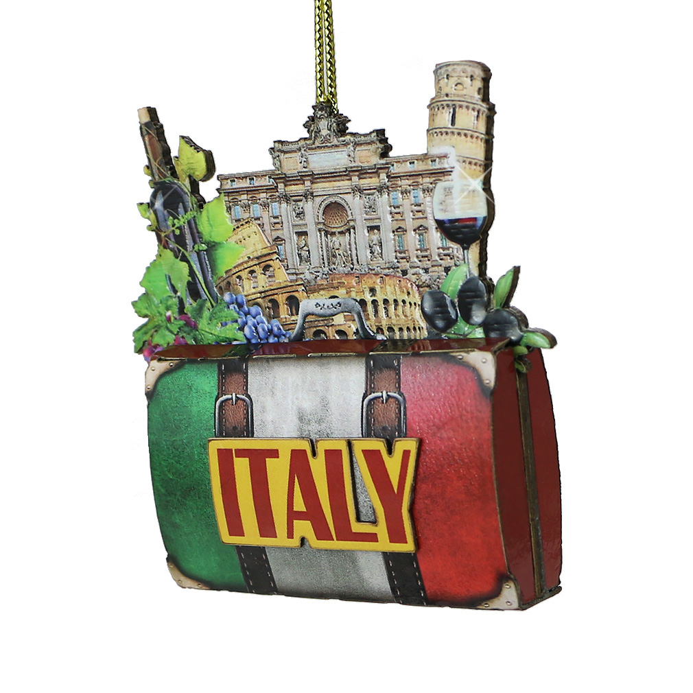 3D Italy Christmas Ornament - Thumbnail 4