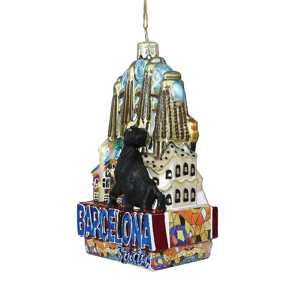 Noble Gems Glass Barcelona Ornament