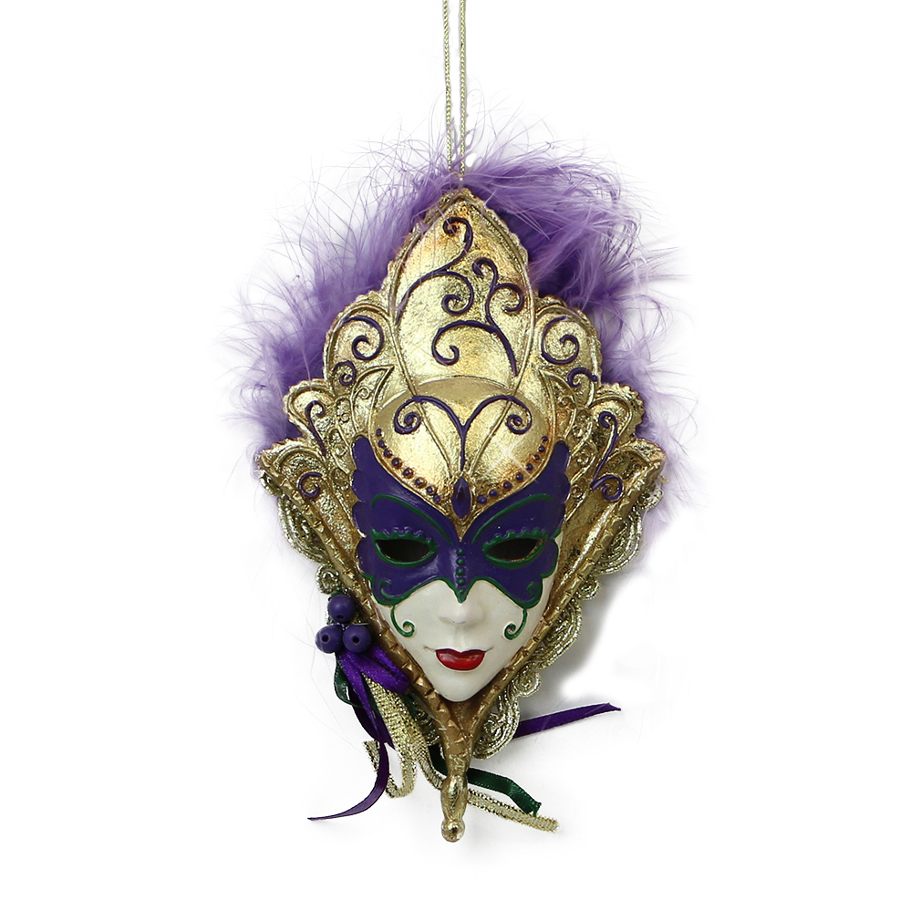 Old World Christmas Mardi Gras Mask Ornament