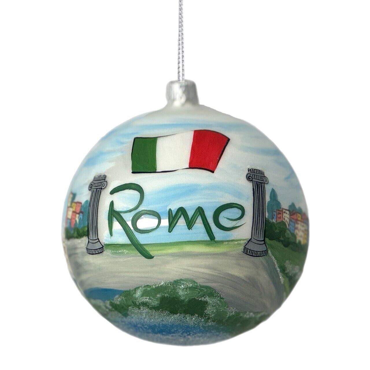 Italy Christmas Ornament - Glass Ball
