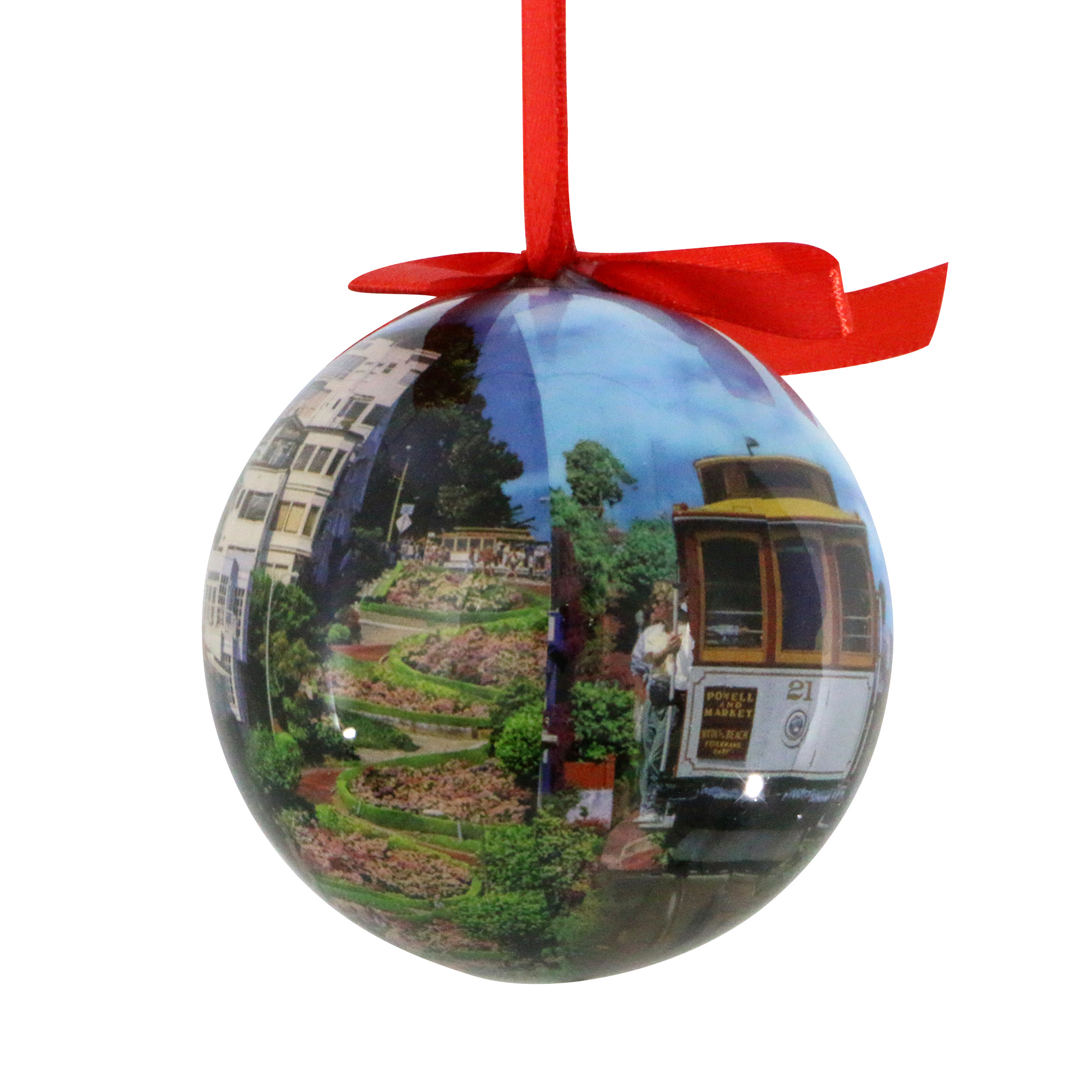 San Francisco Landmarks Ball Ornament - Thumbnail 2