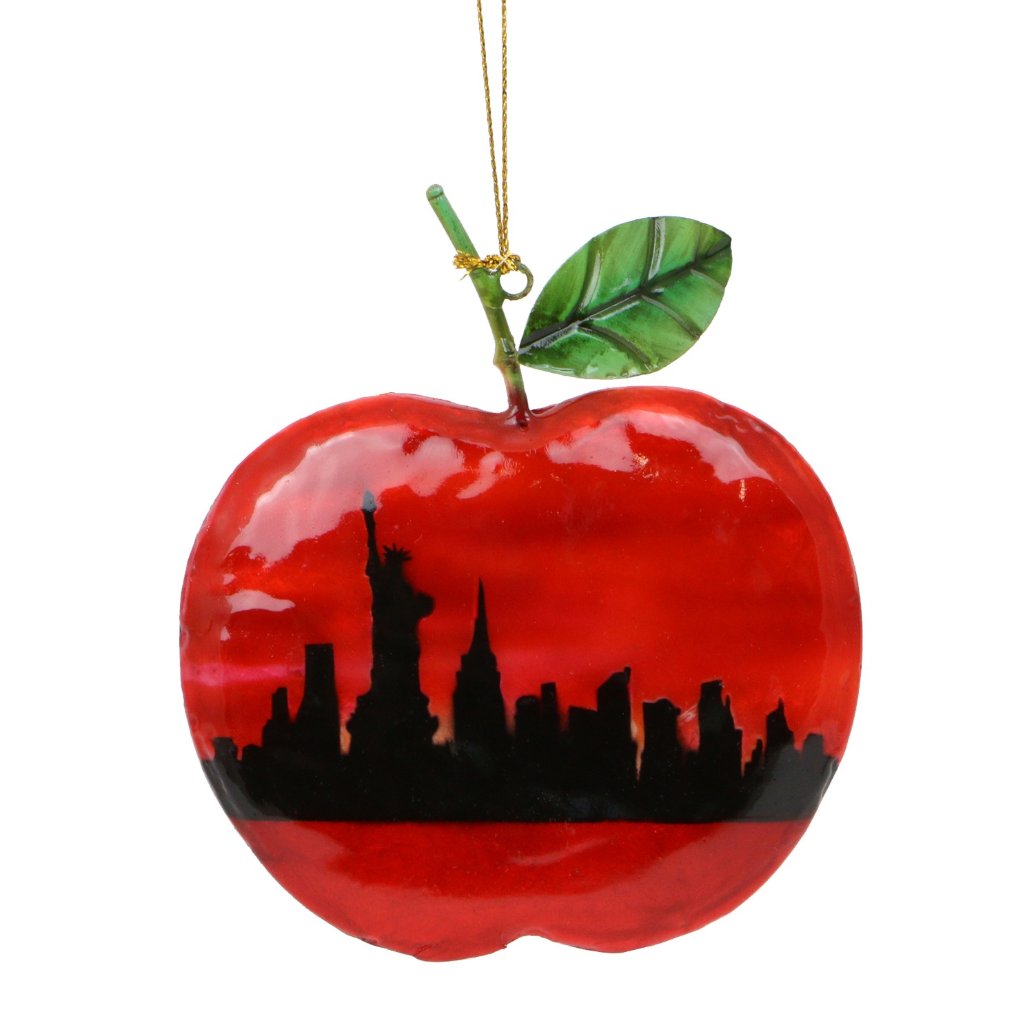 Tin Big Apple Skyline Ornament - Thumbnail 3
