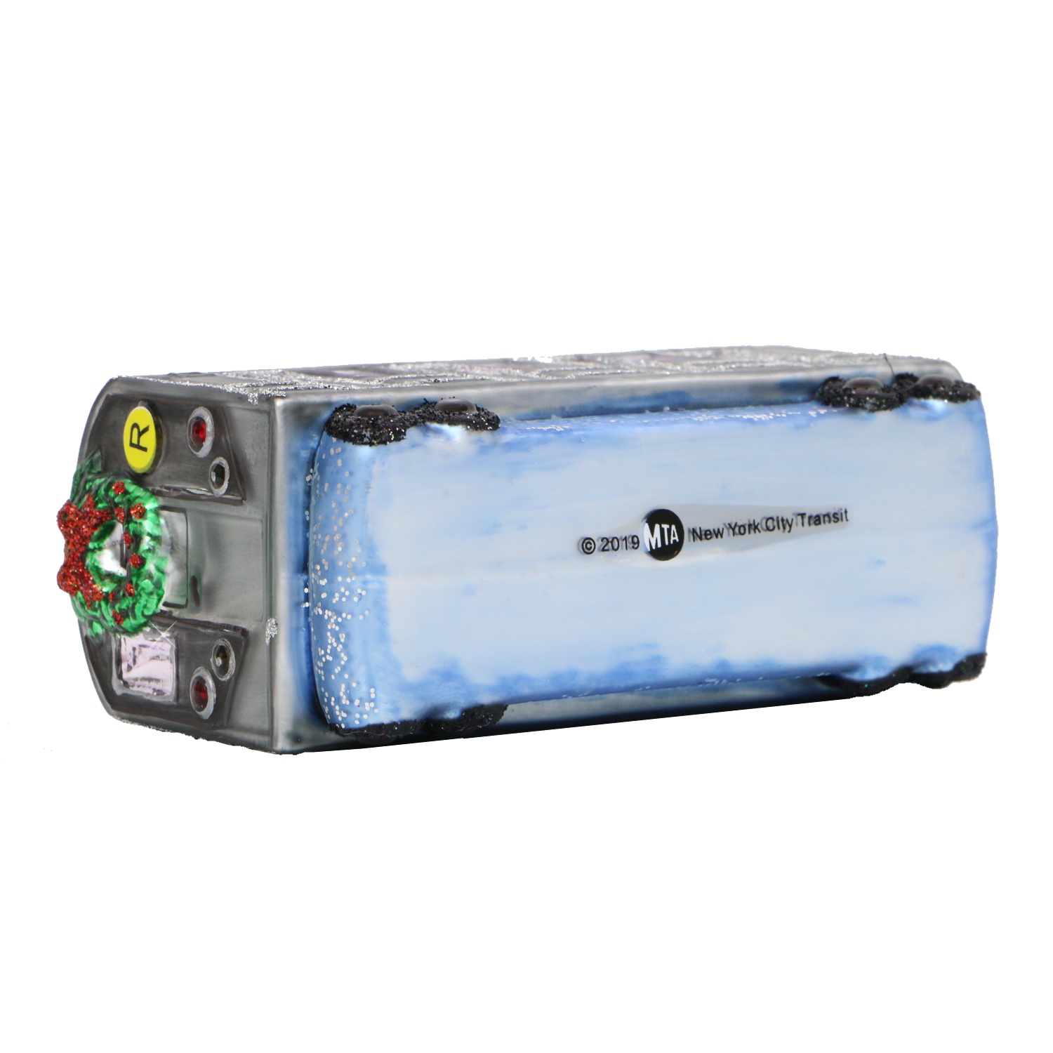 NYC Subway Car Glass Ornament - Thumbnail 3