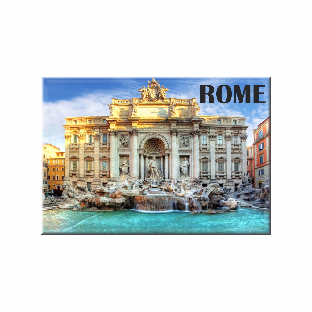 Trevi Fountain, Rome, Italy, Travel Drawing, Gifts From Italy, Pen