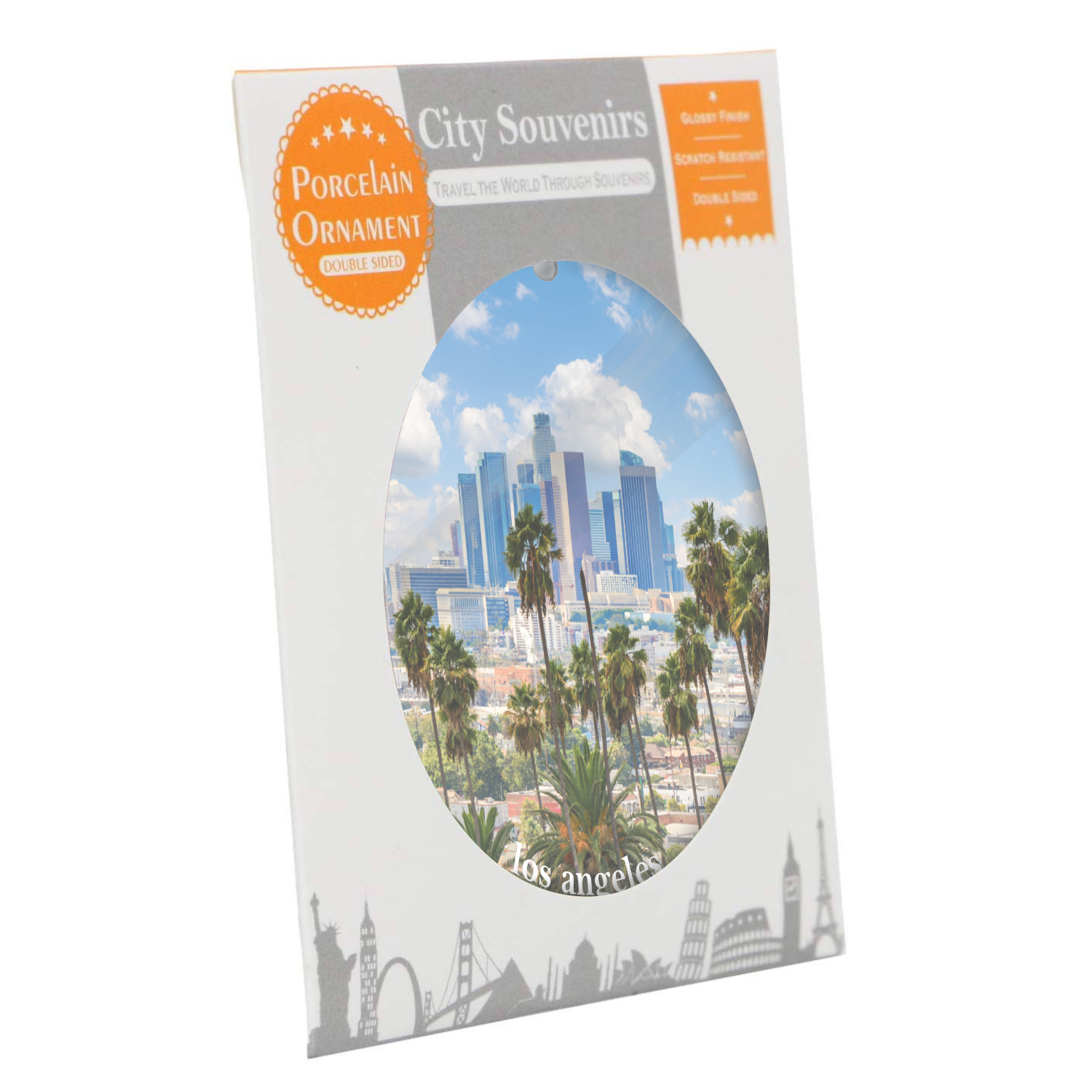 Los Angeles Christmas Ornaments 