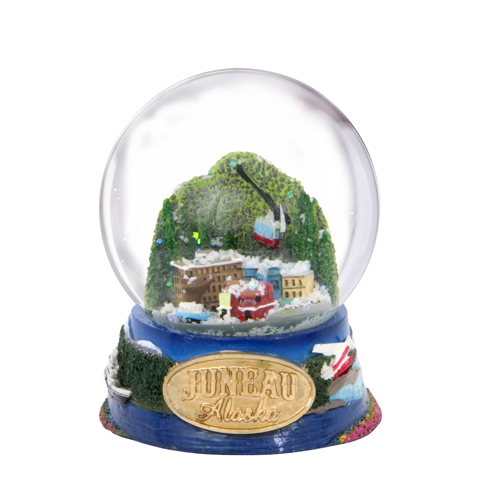 Chicago color snow globe paperweight