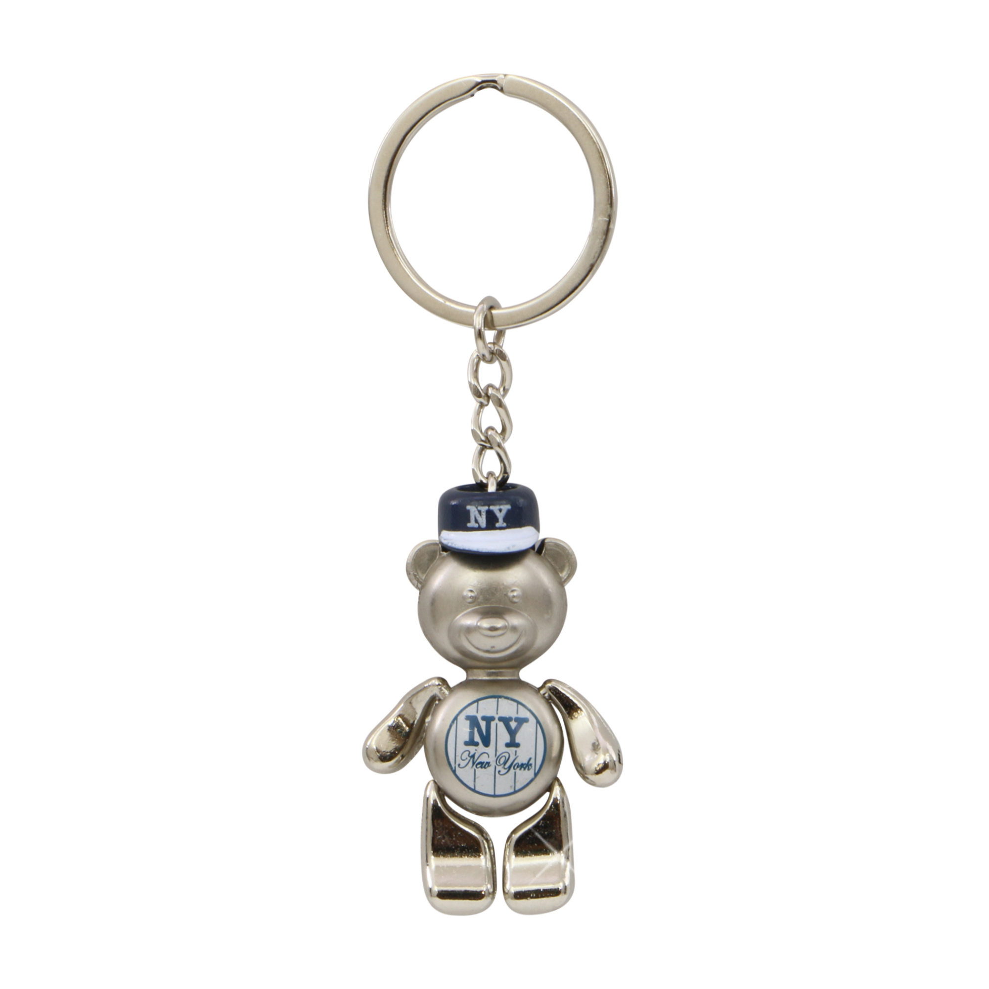 New York Yankees Mobile Arms Teddy Bear Keychain