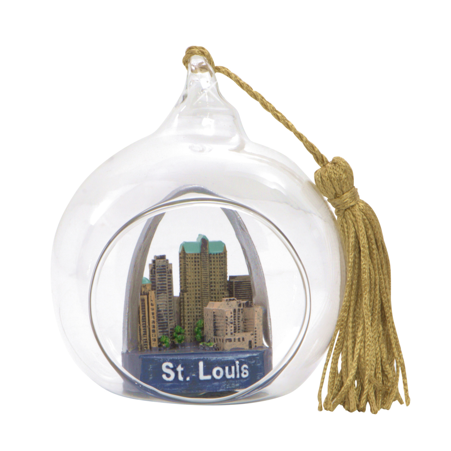 Mini Skyline St. Louis Christmas Ornament - Thumbnail 2