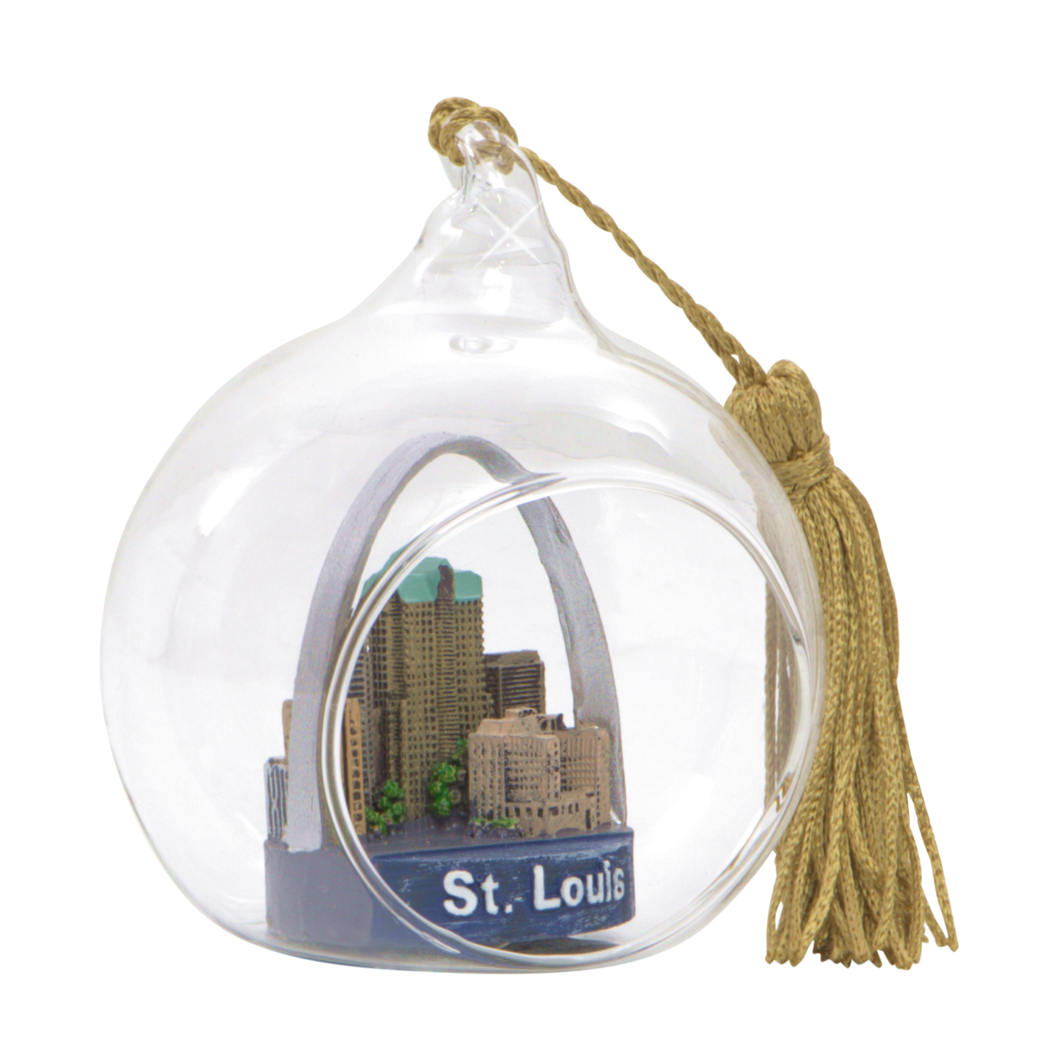 Mini Skyline St. Louis Christmas Ornament