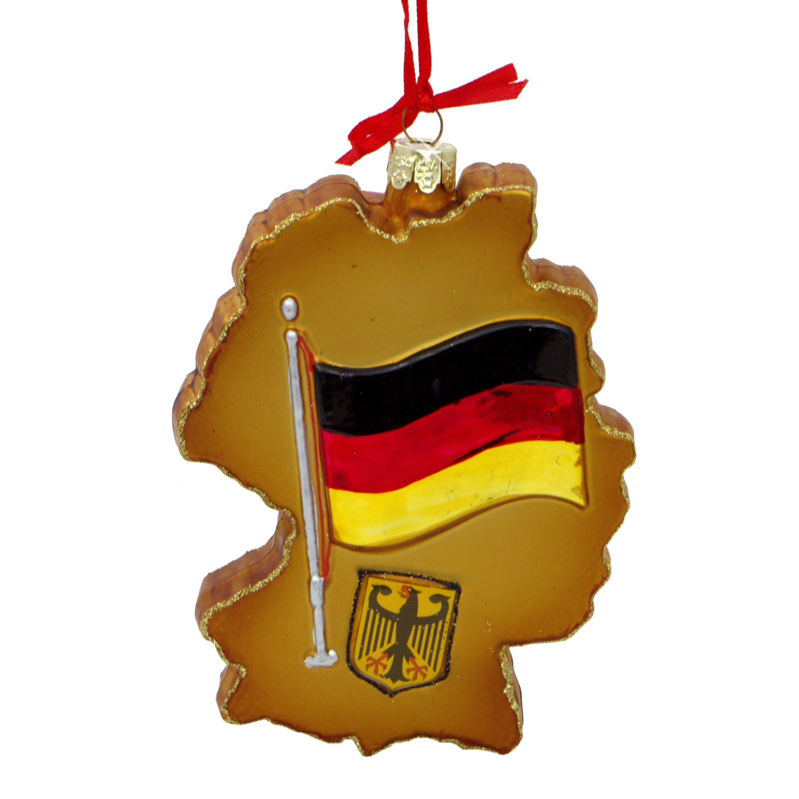Germany Christmas Ornament Country Landmarks Glass - Thumbnail 2