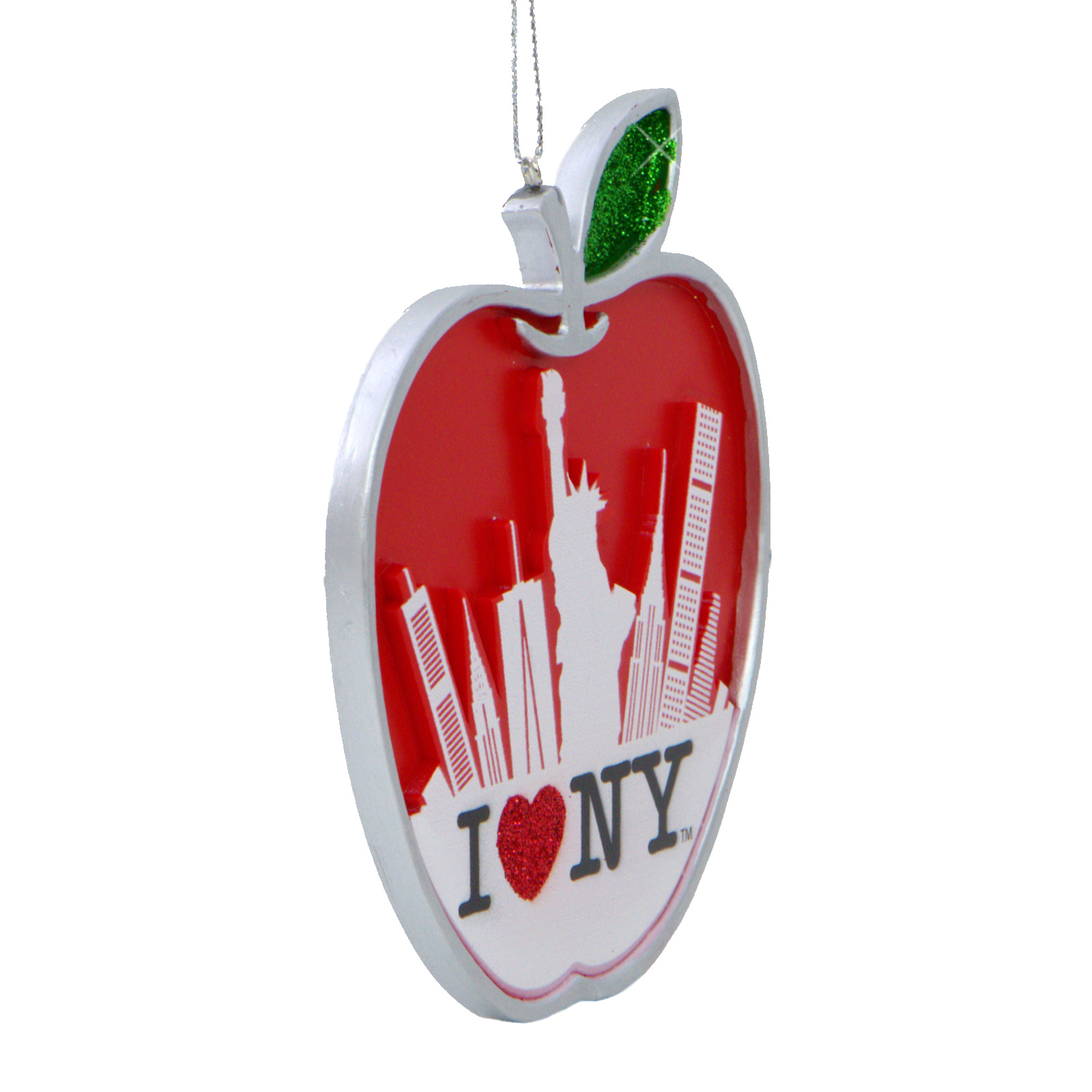 NYC Skyline I Love NY Christmas Ornament - Thumbnail 3