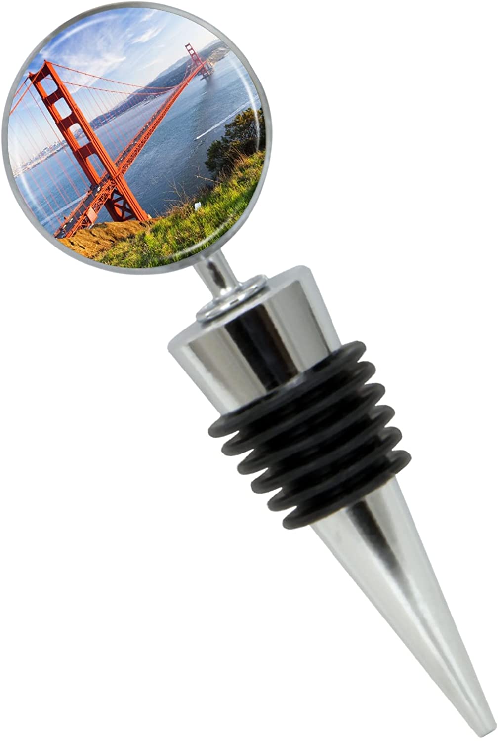 Golden Gate Bridge Wine Bottle Stopper in Gift Box - Thumbnail 4