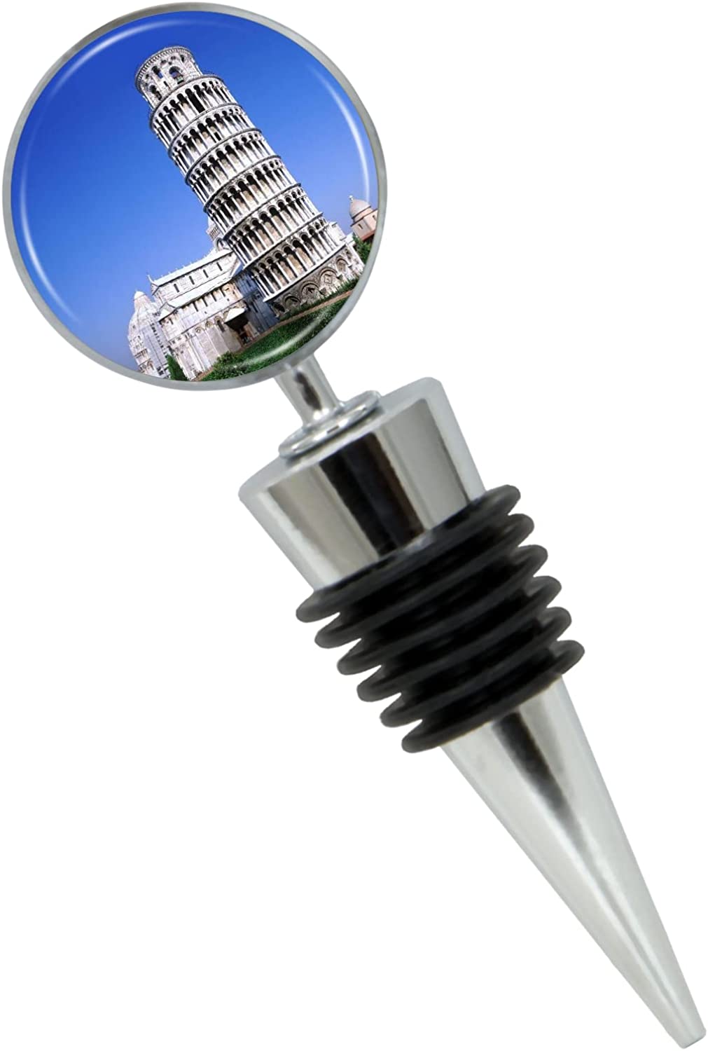 Leaning Tower of Pisa Wine Bottle Stopper in Gift Box