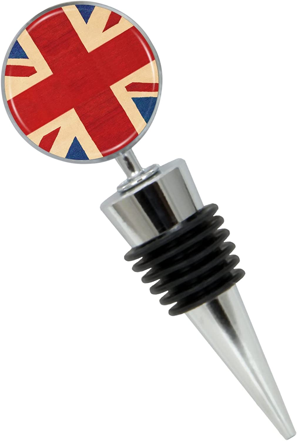 Union Jack Wine Bottle Stopper in Gift Box - Thumbnail 5