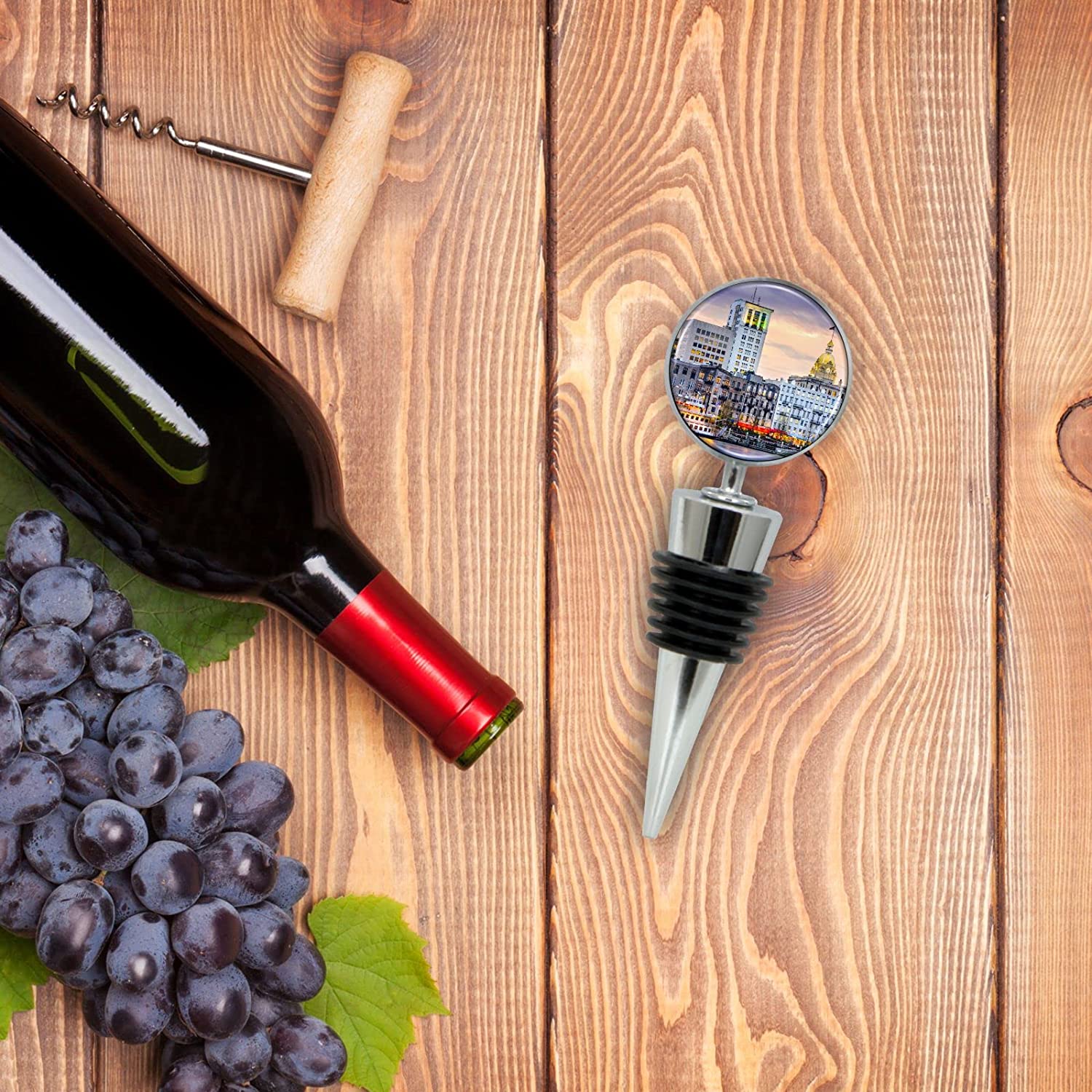 CitySouvenirs Savannah Georgia Wine Bottle Stopper - Thumbnail 2