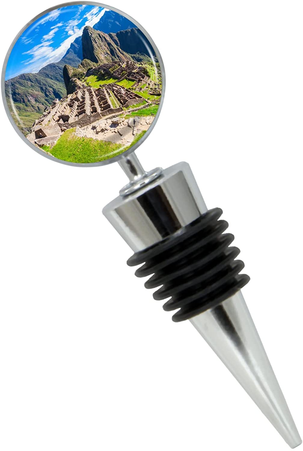 Machu Picchu Peru Wine Bottle Stopper in Gift Box - Thumbnail 3