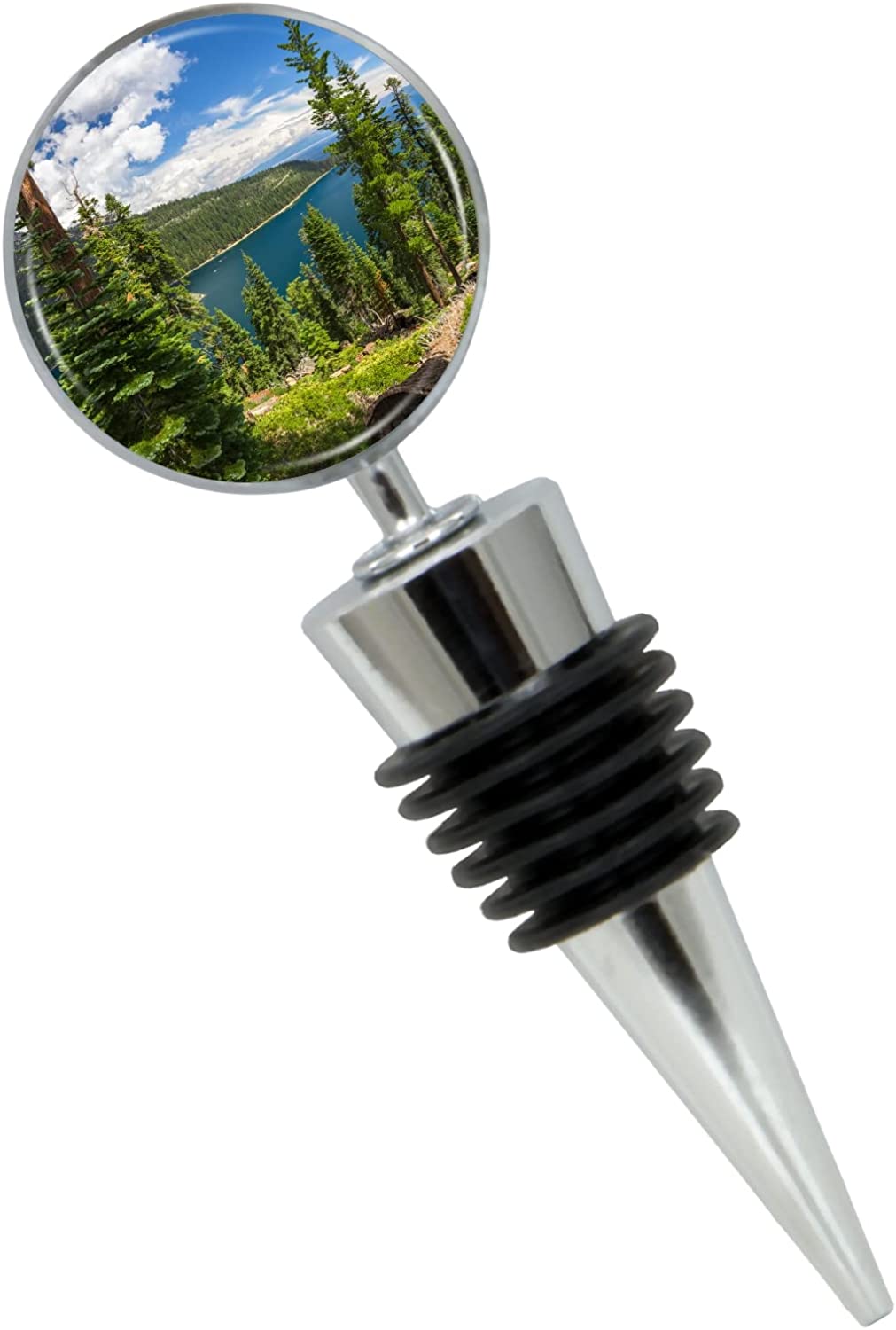 Lake Tahoe Wine Bottle Stopper in Gift Box - Thumbnail 3
