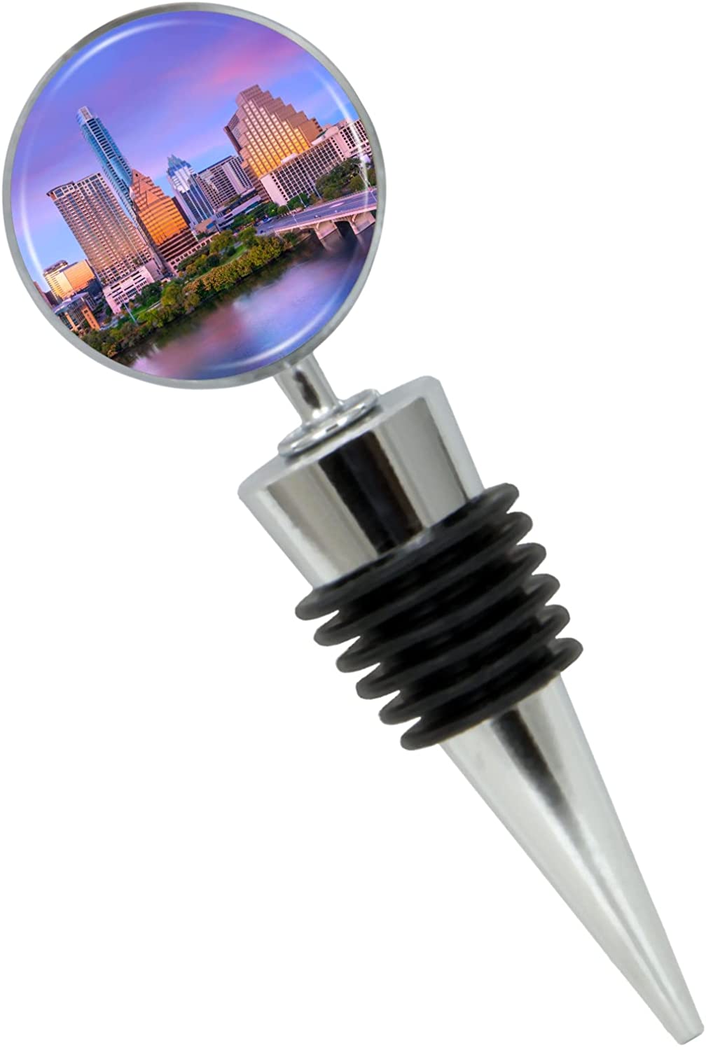Austin Wine Bottle Stopper in Gift Box - Thumbnail 2
