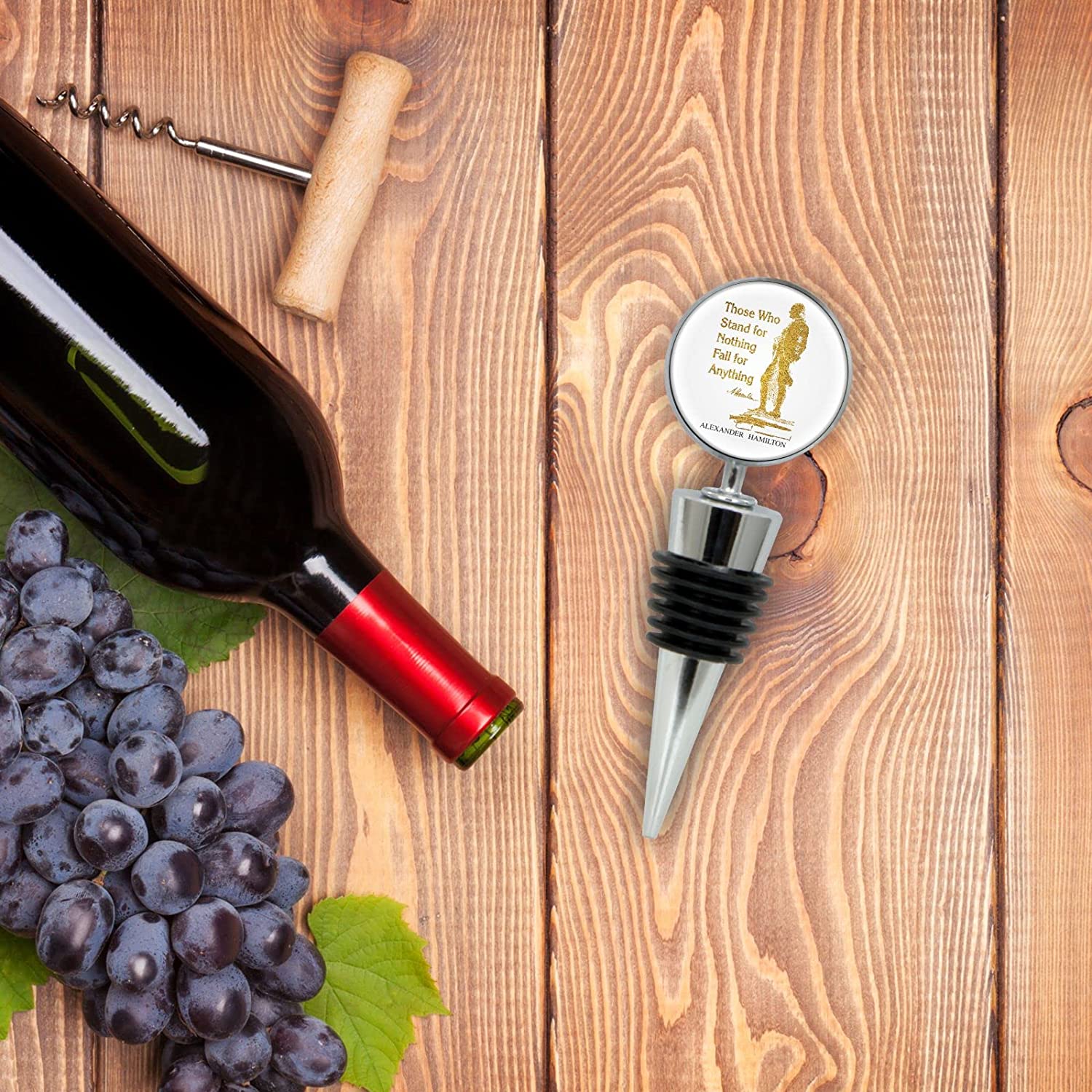 Broadway Hamilton Wine Bottle Stopper in Gift Box - Thumbnail 2