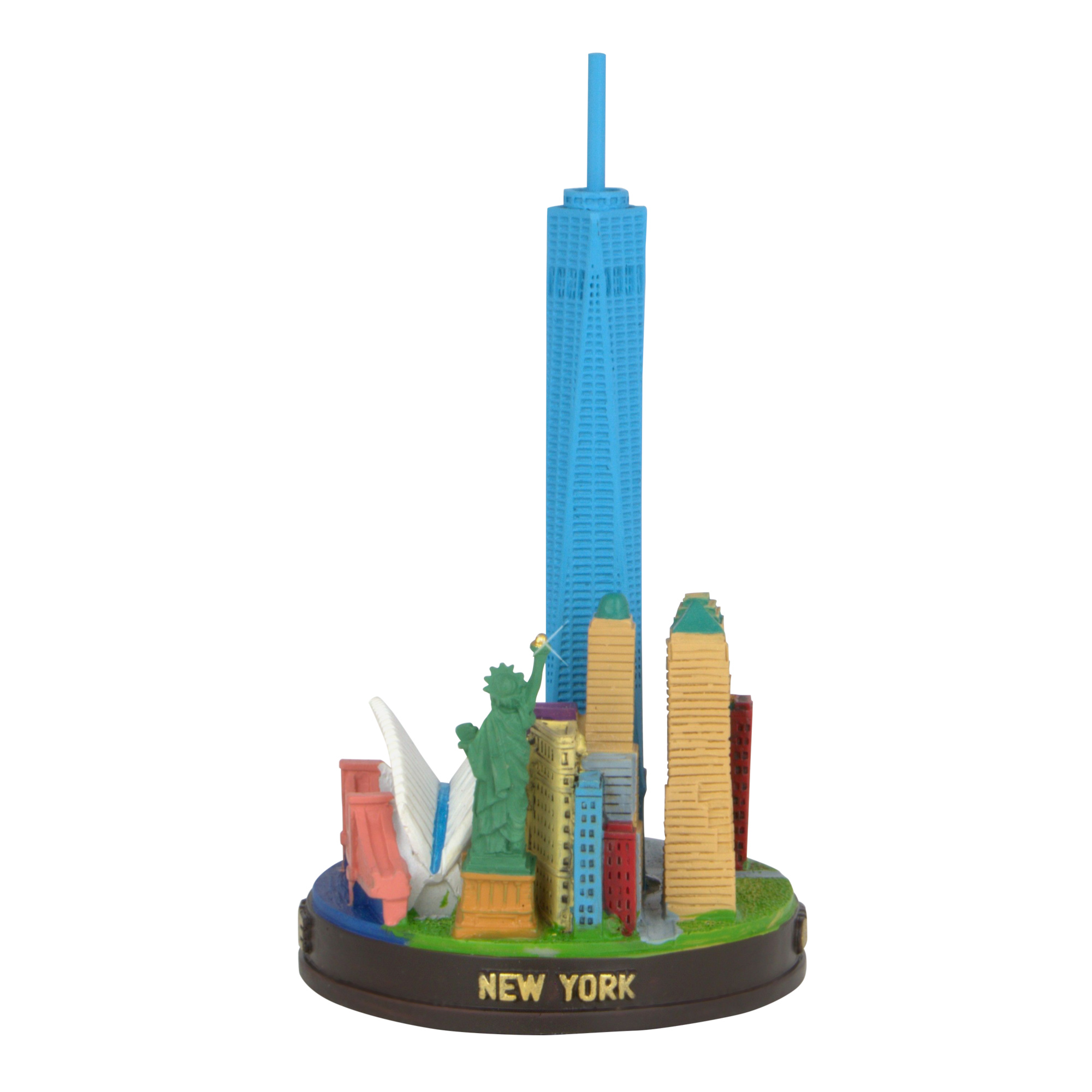 Freedom Tower Replica and Downtown Skyline 5in