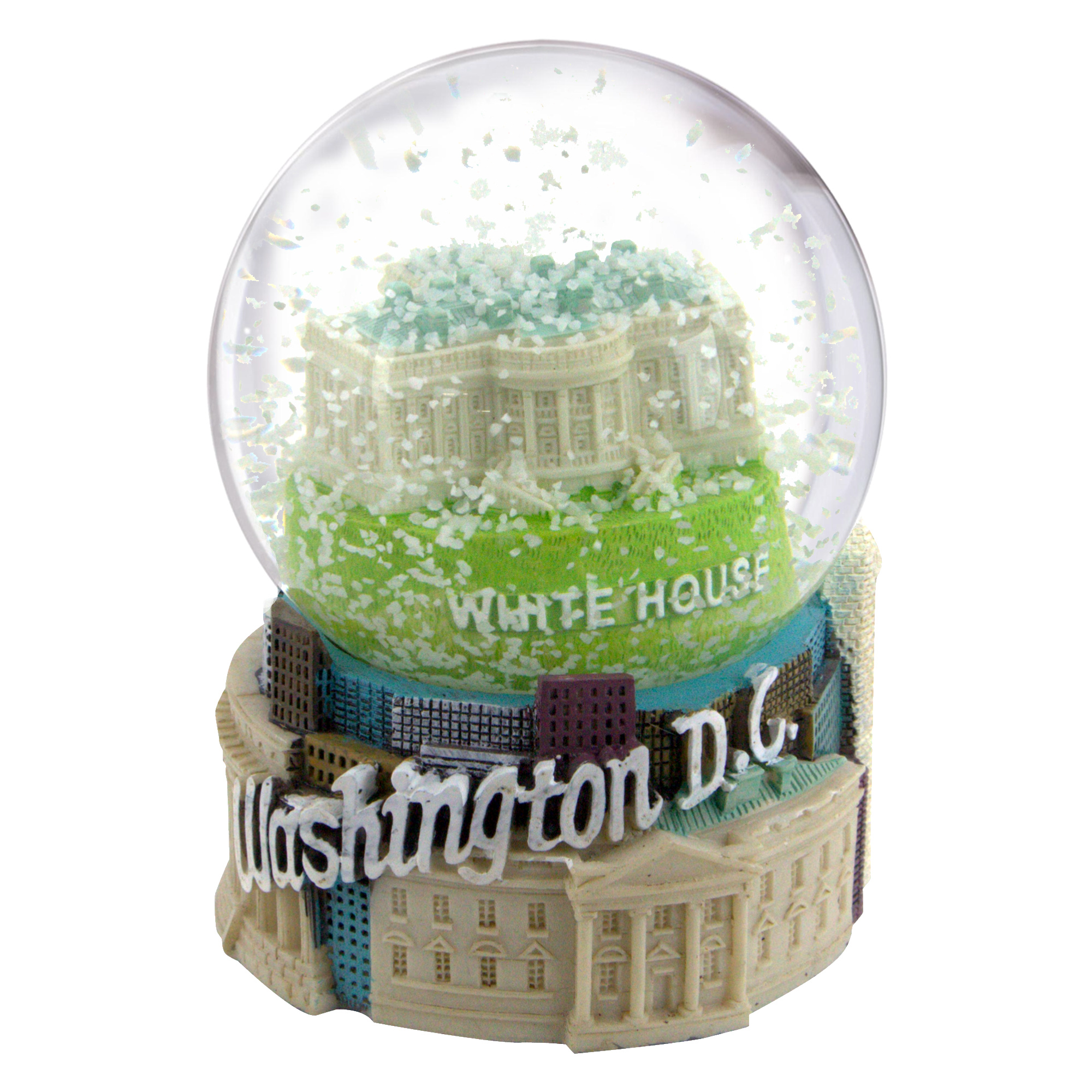 DC White House Snow Globe 3.5in
