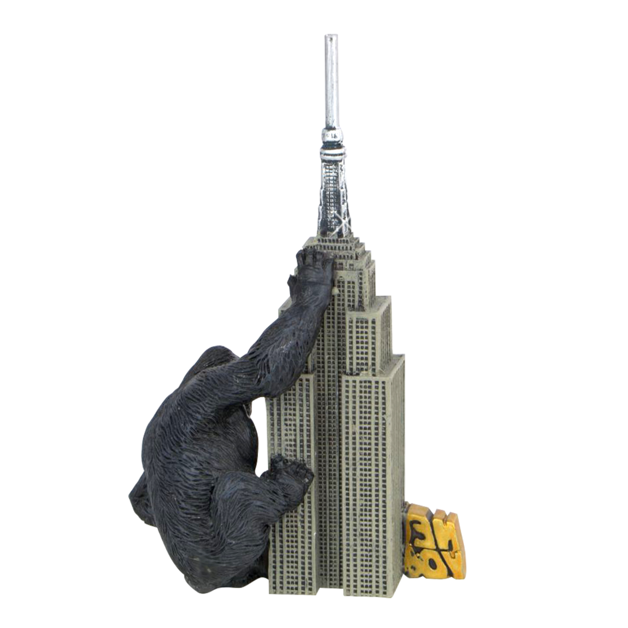30▢KONG: THE NEW EMPIRE IY0611-3 King Kong Empire State Pewter Figurine - 3 Inch