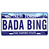 Bada Bing License Plate