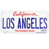 Embossed Los Angeles License Plate