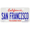 San Francisco License Plate