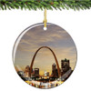 Porcelain Saint Louis Christmas Ornament