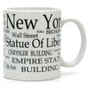 White New York City Mug