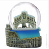 Italy Snow Globe with Pisa, Coliseum and Venice Gondola