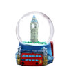 Landmarks and Big Ben London Snow Globe with Tour Bus